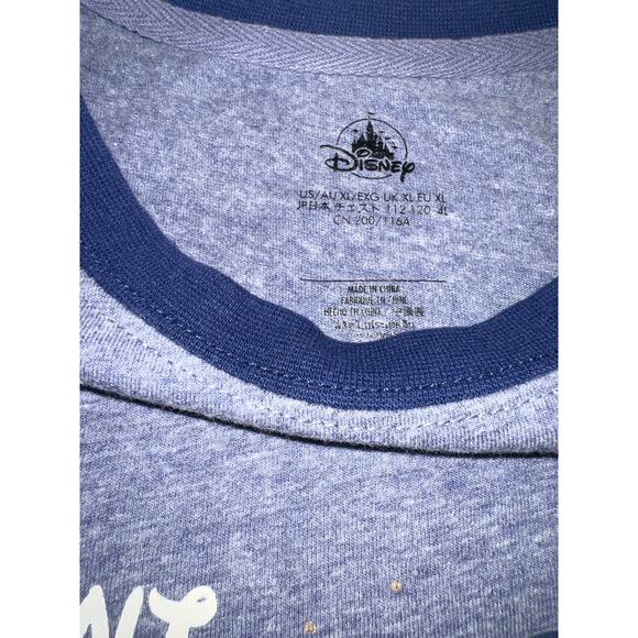 Walt Disney World Parks  50th Anniversary Park Icons Ringer Blue Shirt Adult XL - Picture 2 of 4